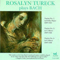 Rosalyn Tureck: Rosalyn Tureck Plays Bach : Partitas 1,2,6 - Compact Disc
