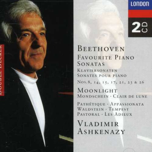 Vladimir Ashkenazy: Moonlight & Pathetique Piano Sonatas - Compact Disc