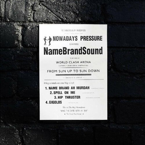 Namebrandsound: Nowadays Pressure - 12-INCH SINGLE