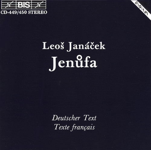 L. Janacek: Jenufa Complete Opera Sung in Czech - Compact Disc