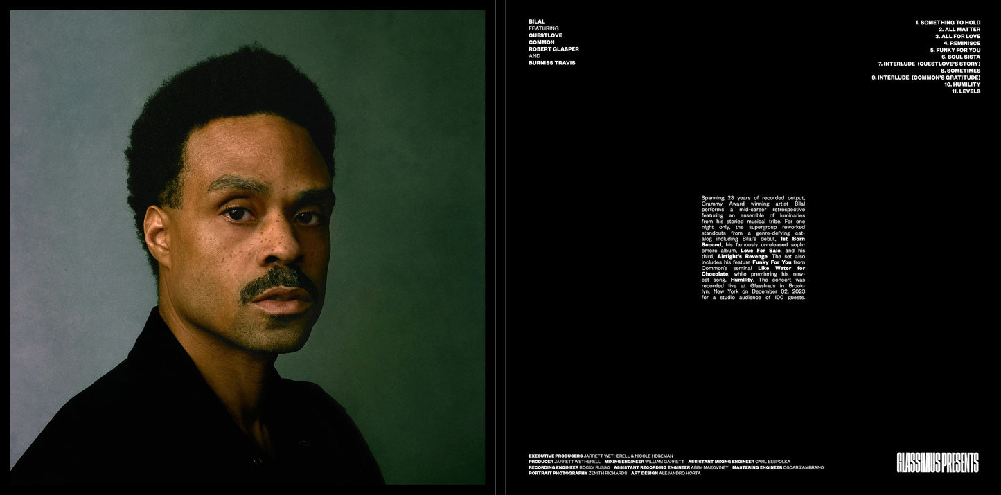 Bilal feat. Questlove, Common, Robert Glasper and Burniss Travis: Live at Glasshaus [ Vinyl ]