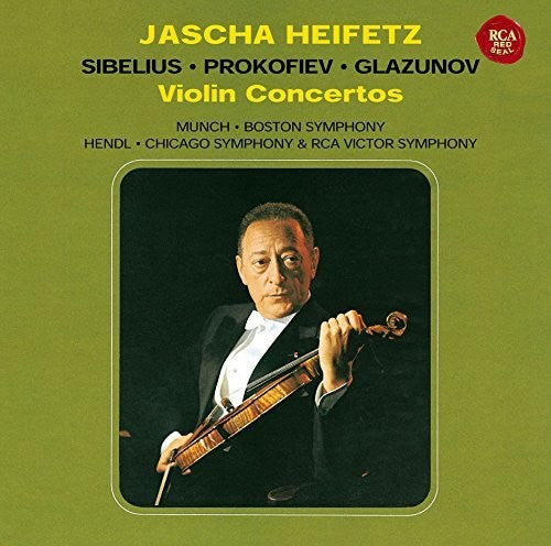 Jascha Heifetz: Sibelius Prokofiev Glasnov: Violin - Compact Disc