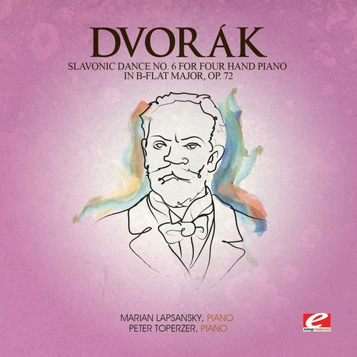 Dvorak: Slavonic Dance 6 Four Hand Piano B-Flat Maj 72 - Compact Disc