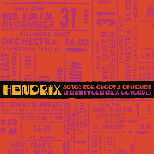 Jimi Hendrix: Songs For Groovy Children: The Fillmore East Concerts [ Vinyl ]