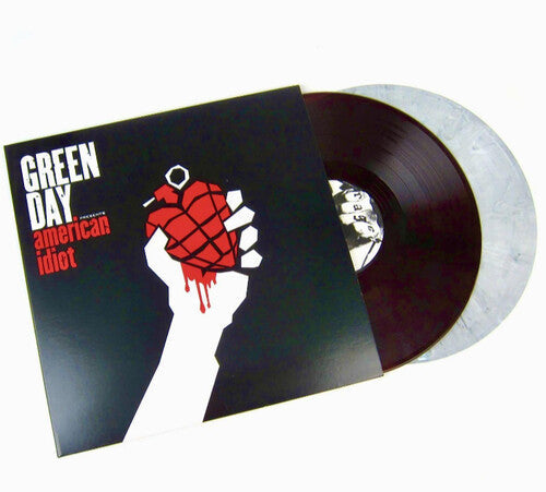 Green Day: American Idiot - Limited Colored Vinyl with LP1 pressed on Red with Black swirl & LP2 pressed on White with Black swirl [ Vinyl ]