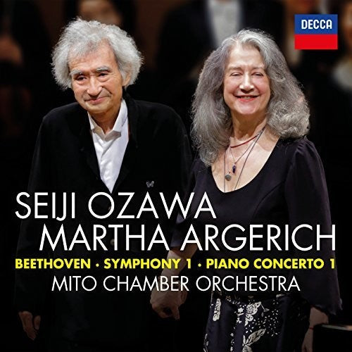 Beethoven / Argerich / Mito Chamber Orch / Ozawa: Symphony No 1 in C / Piano Concerto No 1 in C - Compact Disc