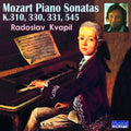 Radoslav Kvapil: Mozart Piano Sonatas Nos. 8,10,11,15, K.301,330,331,545 - Compact Disc