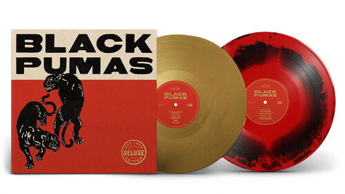 Black Pumas: Black Pumas - Gold / Black & Red Marbled [ Vinyl ]