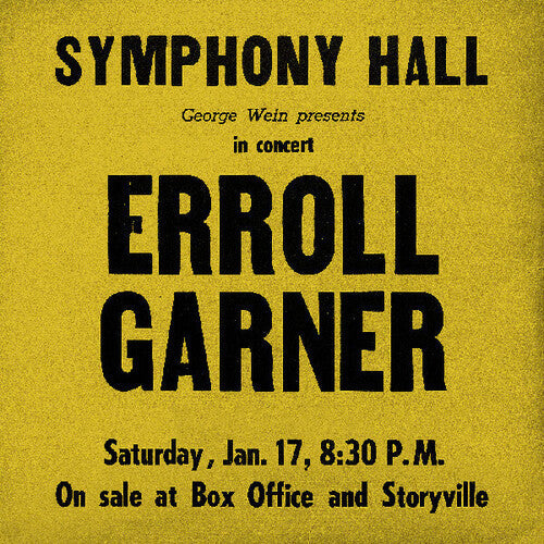 Erroll Garner: Symphony Hall Concert [ Vinyl ]