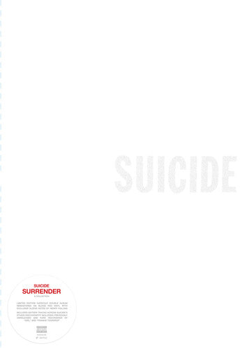 Suicide: Surrender [ Vinyl ]