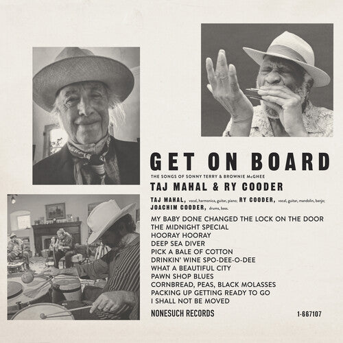 Taj Mahal & Ry Cooder: Get On Board [ Vinyl ]