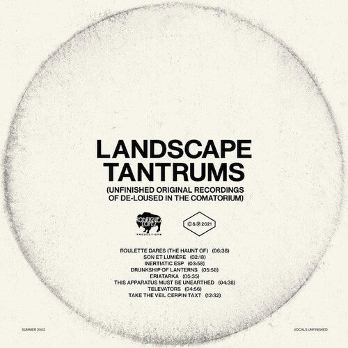 The Mars Volta: Landscape Tantrums: Unfinished Original Recordings Of De-Loused In The Comatorium - Clear Vinyl [ Vinyl ]