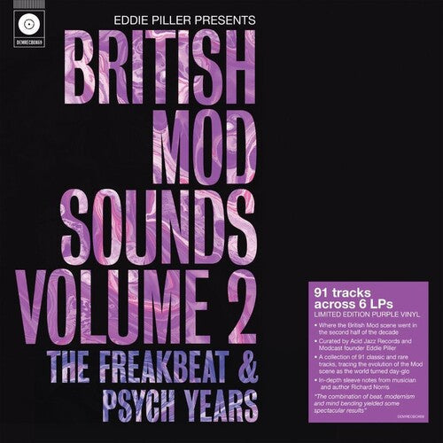 Various Artists: Eddie Piller Presents British Mod Sounds Of The 1960s Volume 2: The Freakbeat & Psych Years / Various - 6LP Boxset on 140-Gram Purple Colored Vinyl [ Vinyl ]