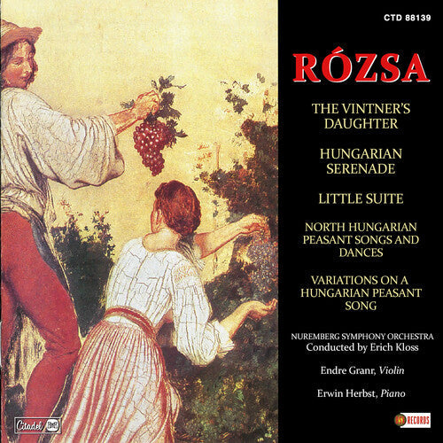 Rozsa: Vintner's Daughter Hungarian Serenade Little Suite North Hungarian    Peasant Songs - Compact Disc