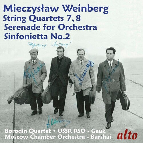 Borodin Quartet: Mieczyslaw Weinberg: String Quartets Nos. 7 & 8, Serenade Op. 47/4 - Compact Disc
