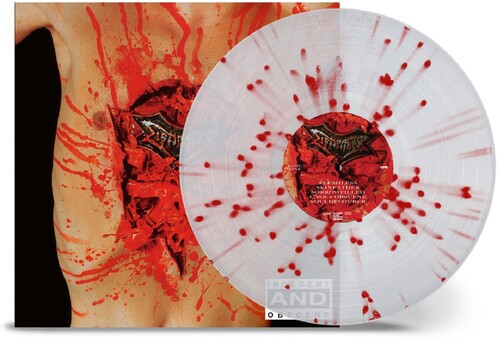 Dismember: Indecent & Obscene - Clear w/ Red Splatter - VINYL