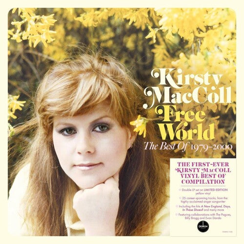 Kirsty MacColl: Free World: The Best Of Kirsty Maccoll 1979-2000 - 140-Gram Yellow Colored Vinyl [ Vinyl ]