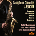 Detlef Bensmann: Saxophone Concertos & Quartets; Glazunov, Villa-Lobos, Martin, Rivier - Compact Disc