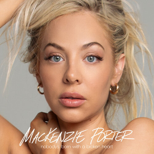 Mackenzie Porter: Nobody's Born with a Broken Heart - Smokey Grey/Blue & White [ Vinyl ]