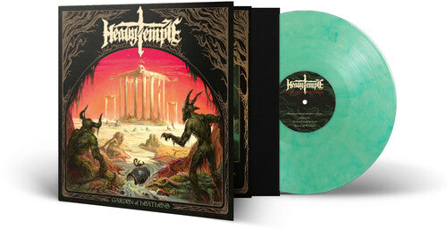 Heavy Temple: Garden of Heathens - Clear/Green/White Marble - VINYL