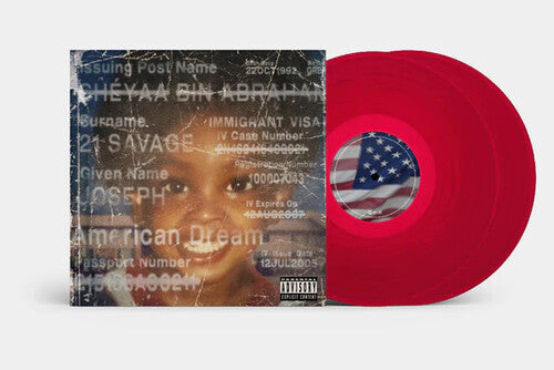 JID feat. 21 Savage and Baby Tate: American Dream - Red Colored Vinyl [ Vinyl ]