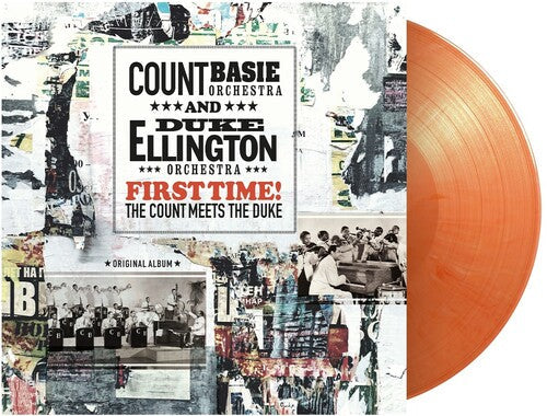 Ellington, Duke / Basie, Count: First Time! The Count Meets The Duke - Ltd Orange & White Vinyl [ Vinyl ]