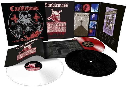 Candlemass: Tritonus Nights - 3LP Red, White & Black Etched Vinyl Boxset [ Vinyl ]