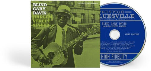 Gary Reverend Davis: Harlem Street Singer (Bluesville Acoustic Sounds Series) - Compact Disc