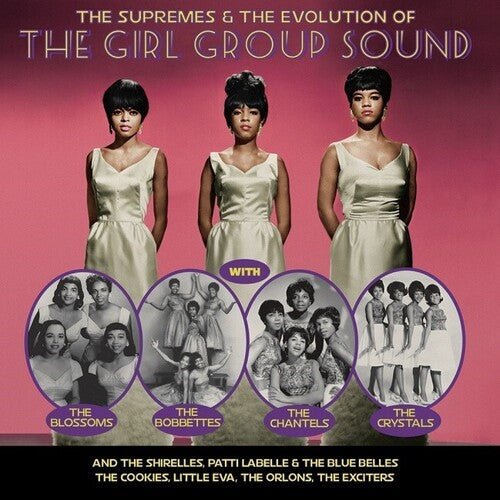 Supremes & the Evolution of the Girl Group Sound: Supremes & The Evolution Of The Girl Group Sound / Various - 140gm Pink & Black Marble Vinyl [ Vinyl ]