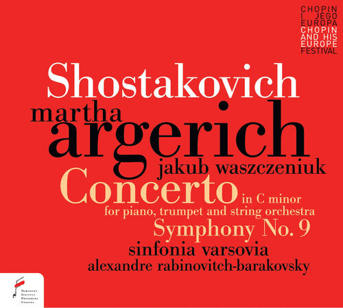 Shostakovich / Argerich, Martha / Waszczeniuka: Shostakovich / Cto for Pno C Minor Op 35 / Sym 9 - Compact Disc
