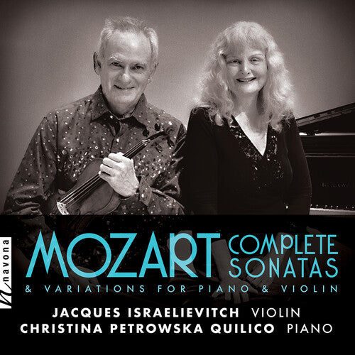 Jacques Israelievitch: Mozart: Complete Sonatas & Variations for Piano & Violin - Compact Disc