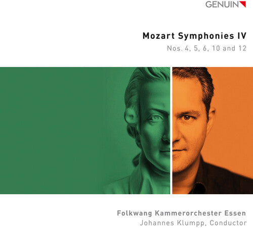 Folkwang Kammerorchester Essen: Mozart: Symphonies IV – Nos. 4, 5, 6, 10, & 12 - Compact Disc