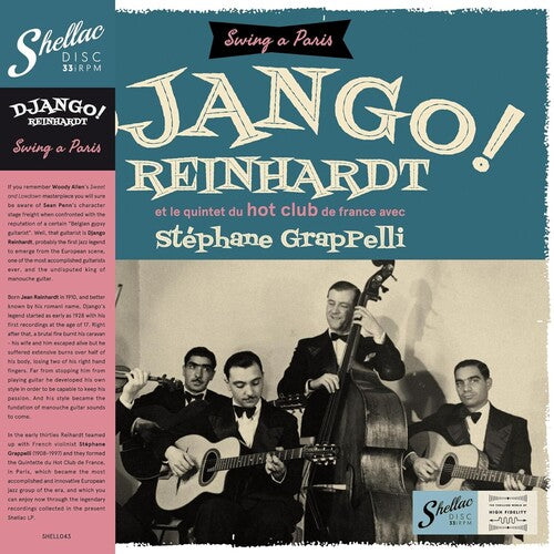 Django Reinhardt: Et Le Quintet Du Hot Club De France Avec Stephane Grapelli [ Vinyl ]