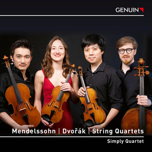 Simply Quartet: Mendelssohn & Dvorak: String Quartets - Compact Disc