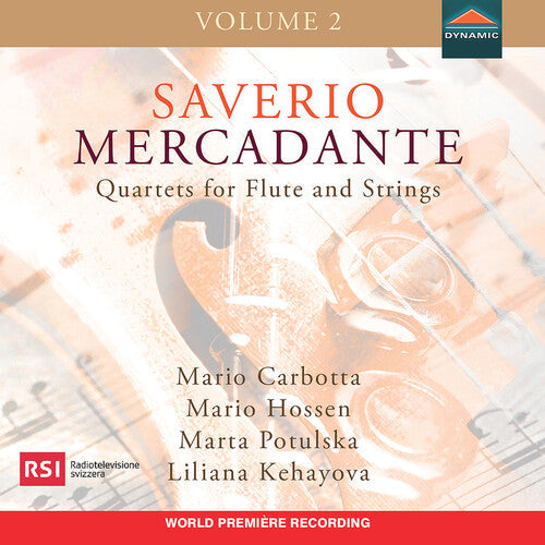 Nikolay Shugaev: Saverio Mercadante, Quartets for Flute & Strings, Vol. 2 - Compact Disc