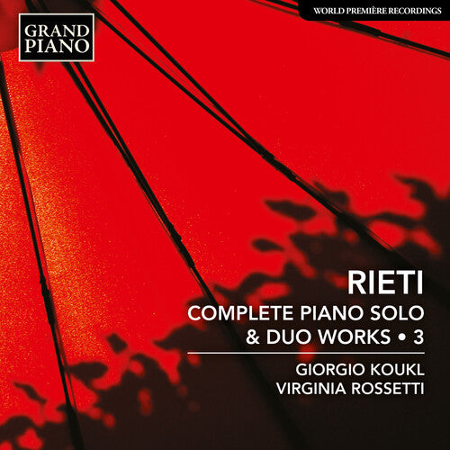 Joanna Klisowska: Rieti: Complete Piano Solo & Duo Works, Vol.  3 - Compact Disc