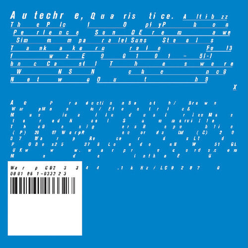 Autechre: Quaristice [ Vinyl ]