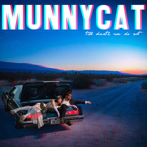 Munnycat: Till Death We Do Art - Red/Blue Split [ Vinyl ]