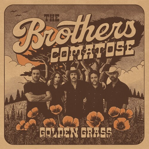 The Brothers Comatose: Golden Grass - Splattered Orange & Blue [ Vinyl ]