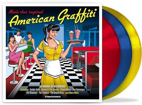 American Graffiti / Various: American Graffiti / Various - Red, Blue & Yellow Vinyl [ Vinyl ]