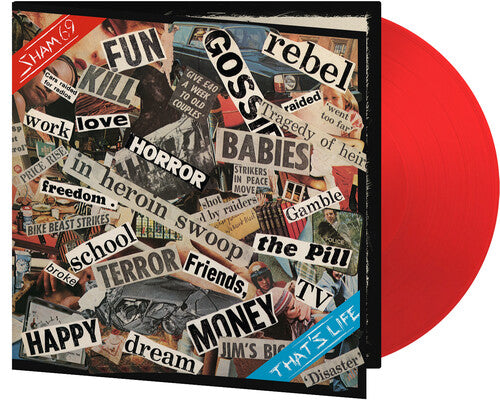 Sham 69: That's Life - Limited 180-Gram Translucent Red Colored Vinyl - VINYL