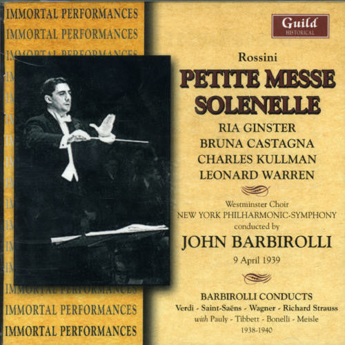 John Barbirolli: Petite Messe Solenelle & Other Rarities - Compact Disc