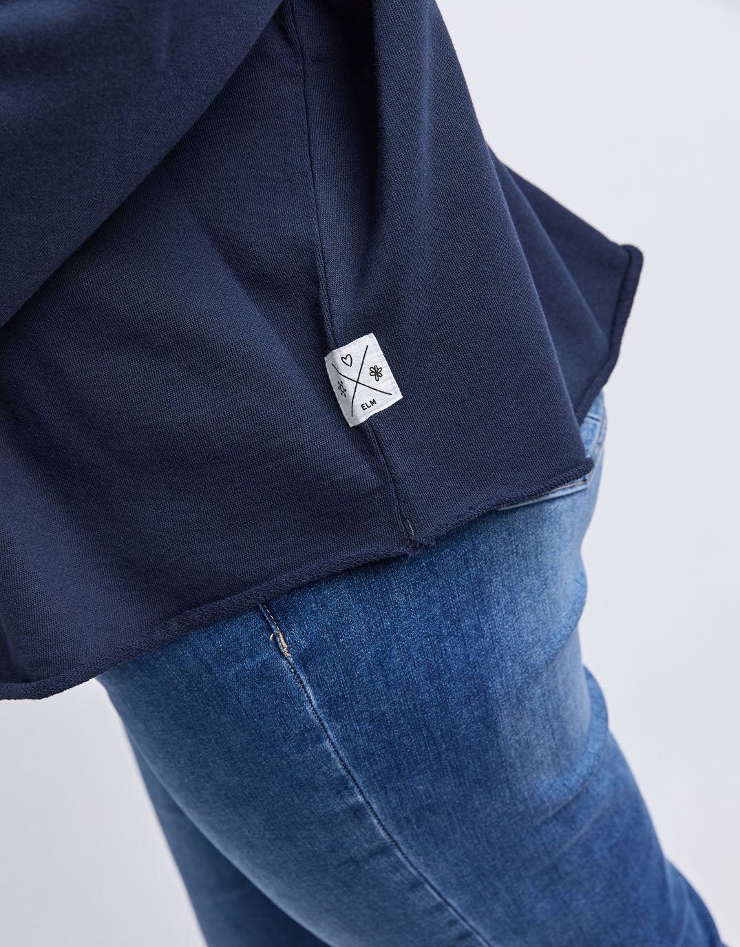 Gab Long Sleeve Sweat - Dark Sapphire