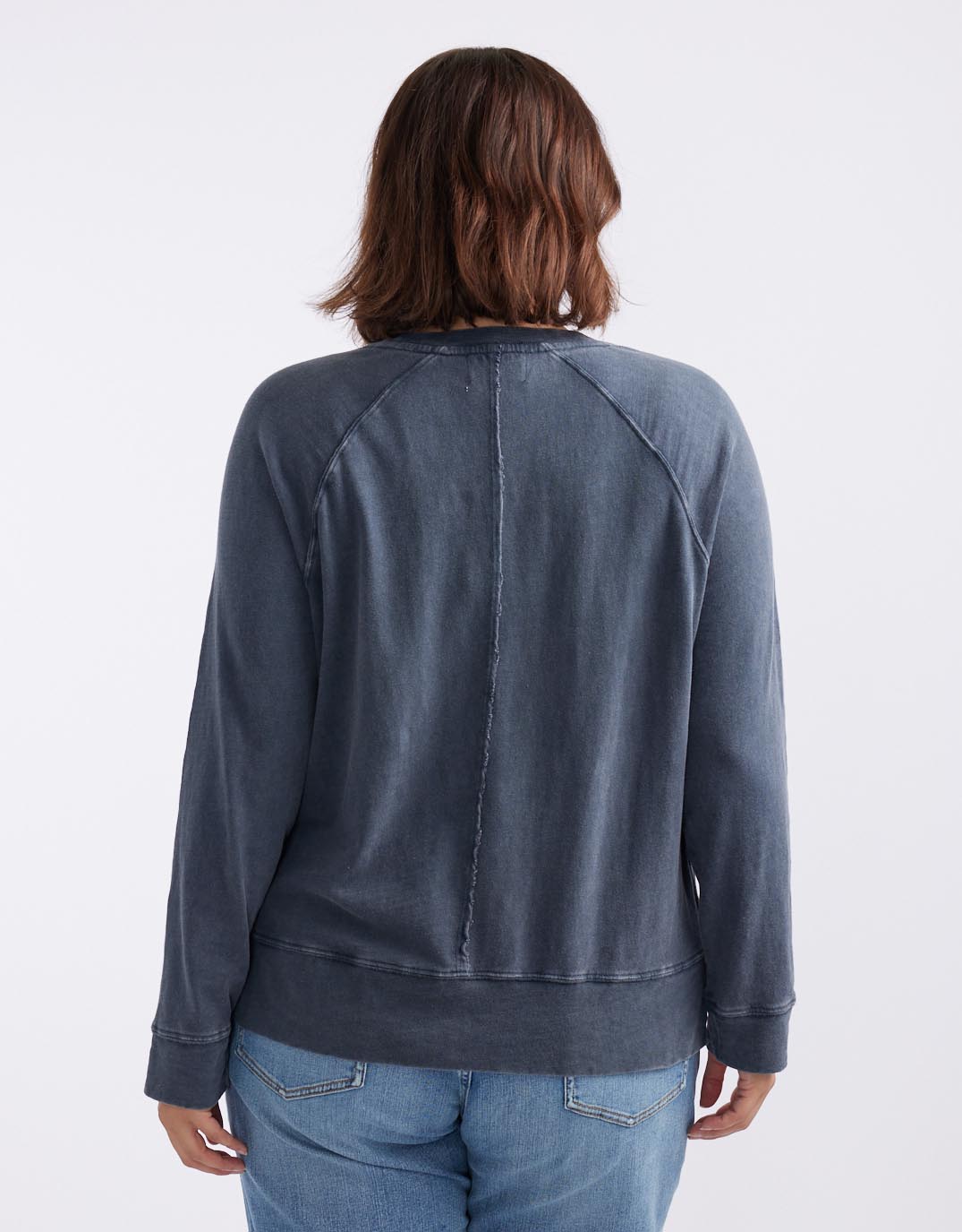 Sunset Throw On Top - Washed Navy